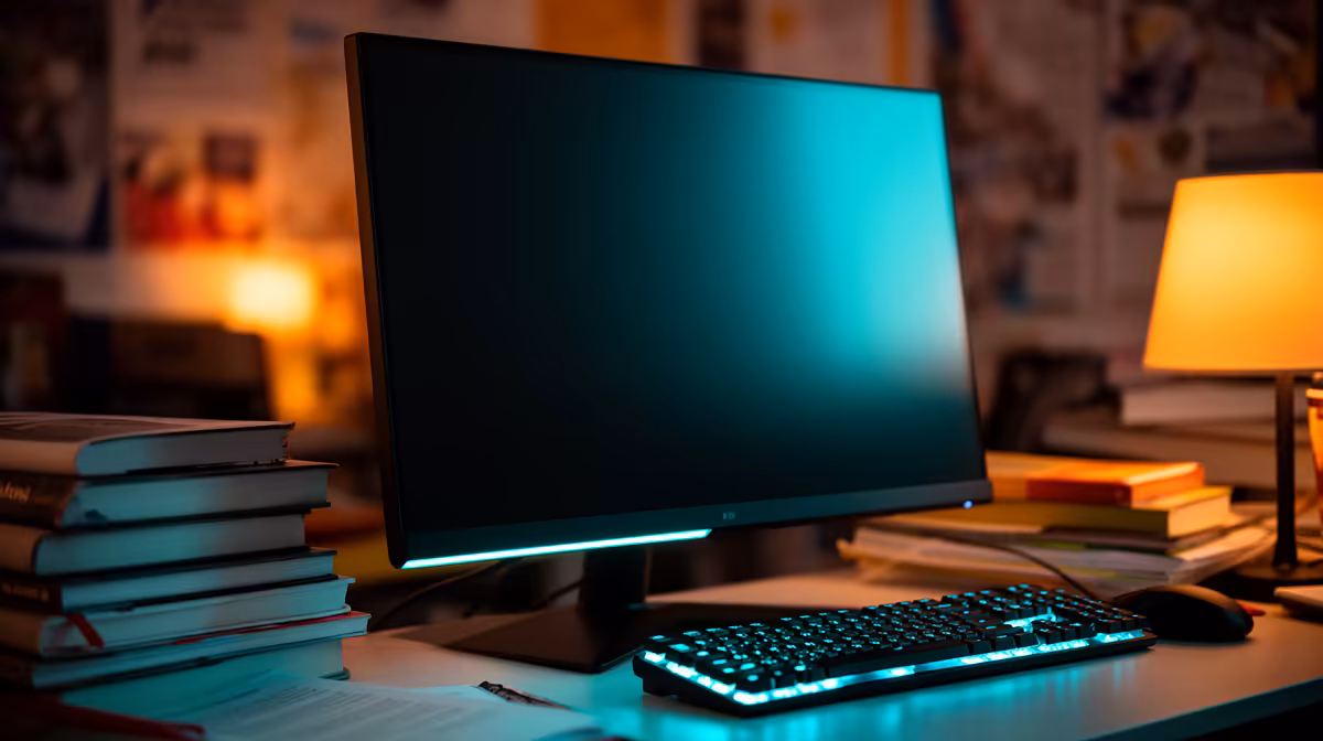 Fitting an OLED Gaming Monitor Into Student Digs