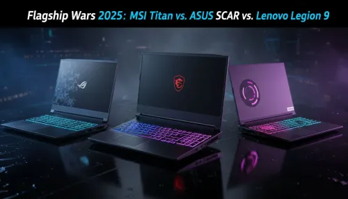 Flagship Gaming Laptops 2025: MSI Titan vs ASUS SCAR vs Legion 9