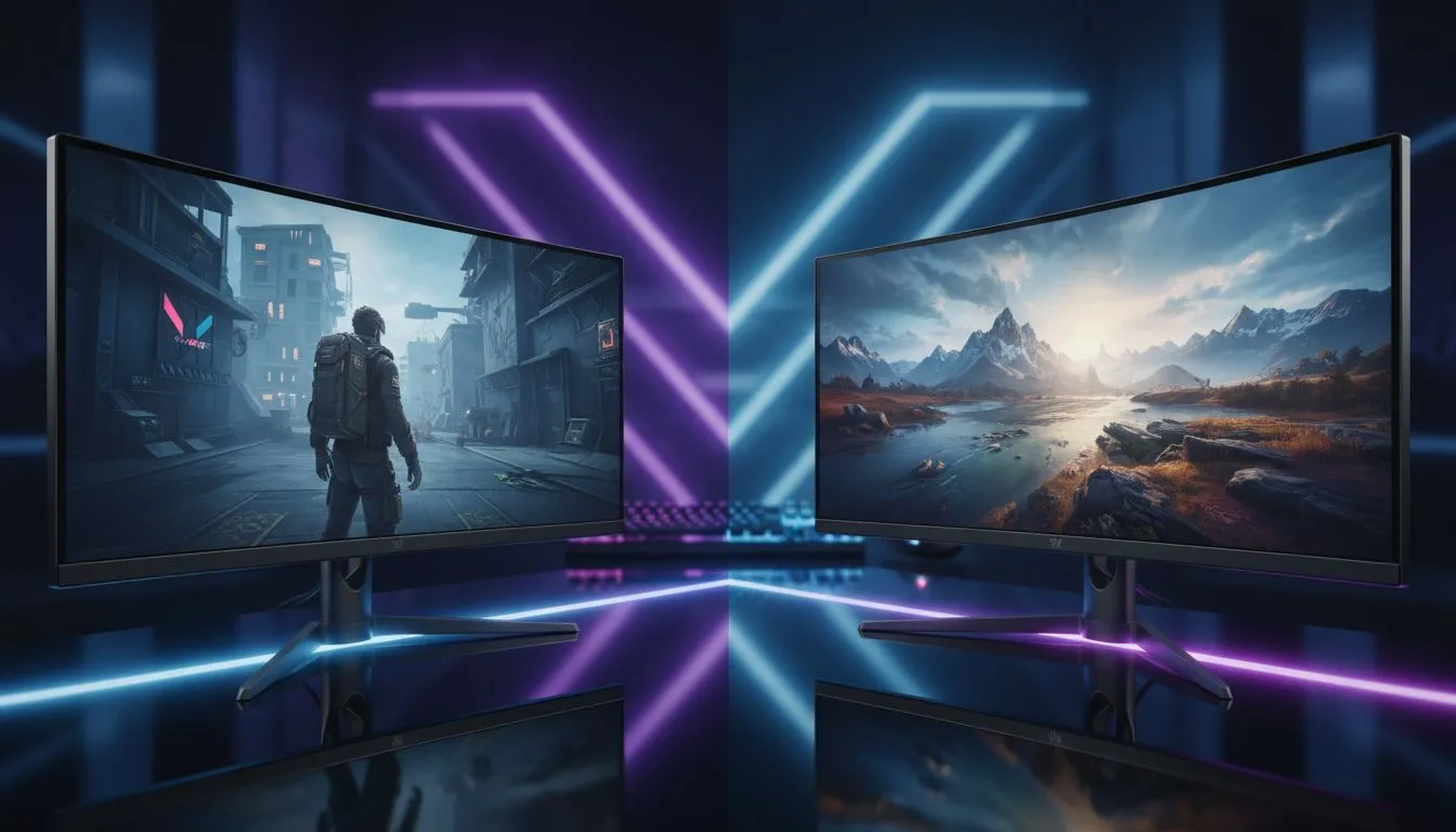 Choosing Between Flat and Curved Monitors