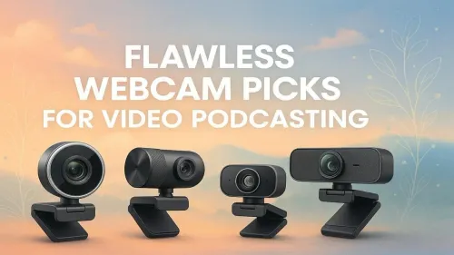 Top Webcam Picks for Flawless Video Podcasting