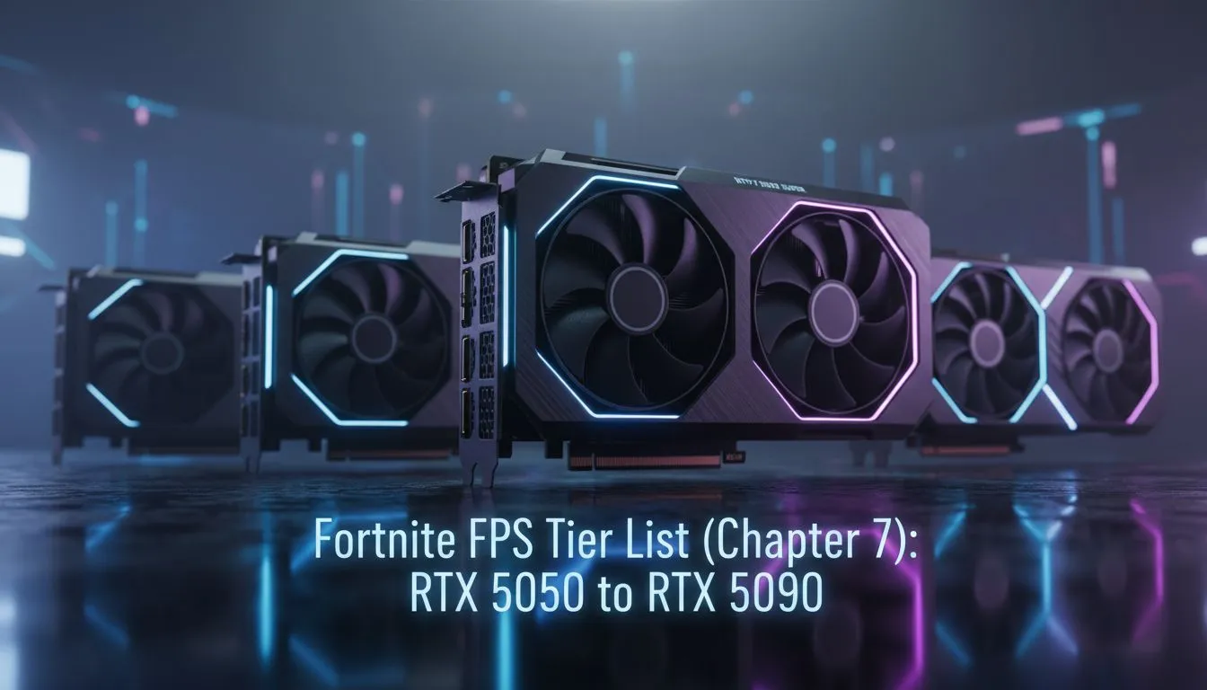 RTX 5050-5090 Fortnite FPS Guide