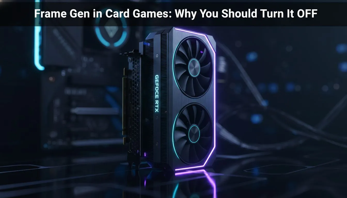 Turn Off Frame Generation for Lower Latency