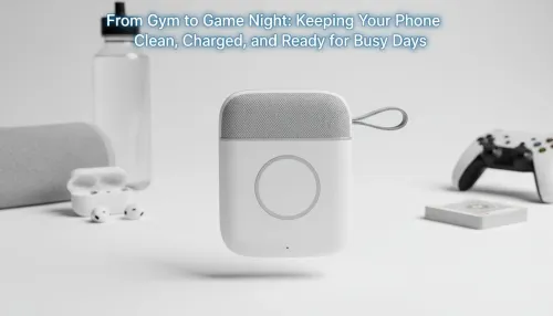 Keep Phone Clean and Charged for Busy Days