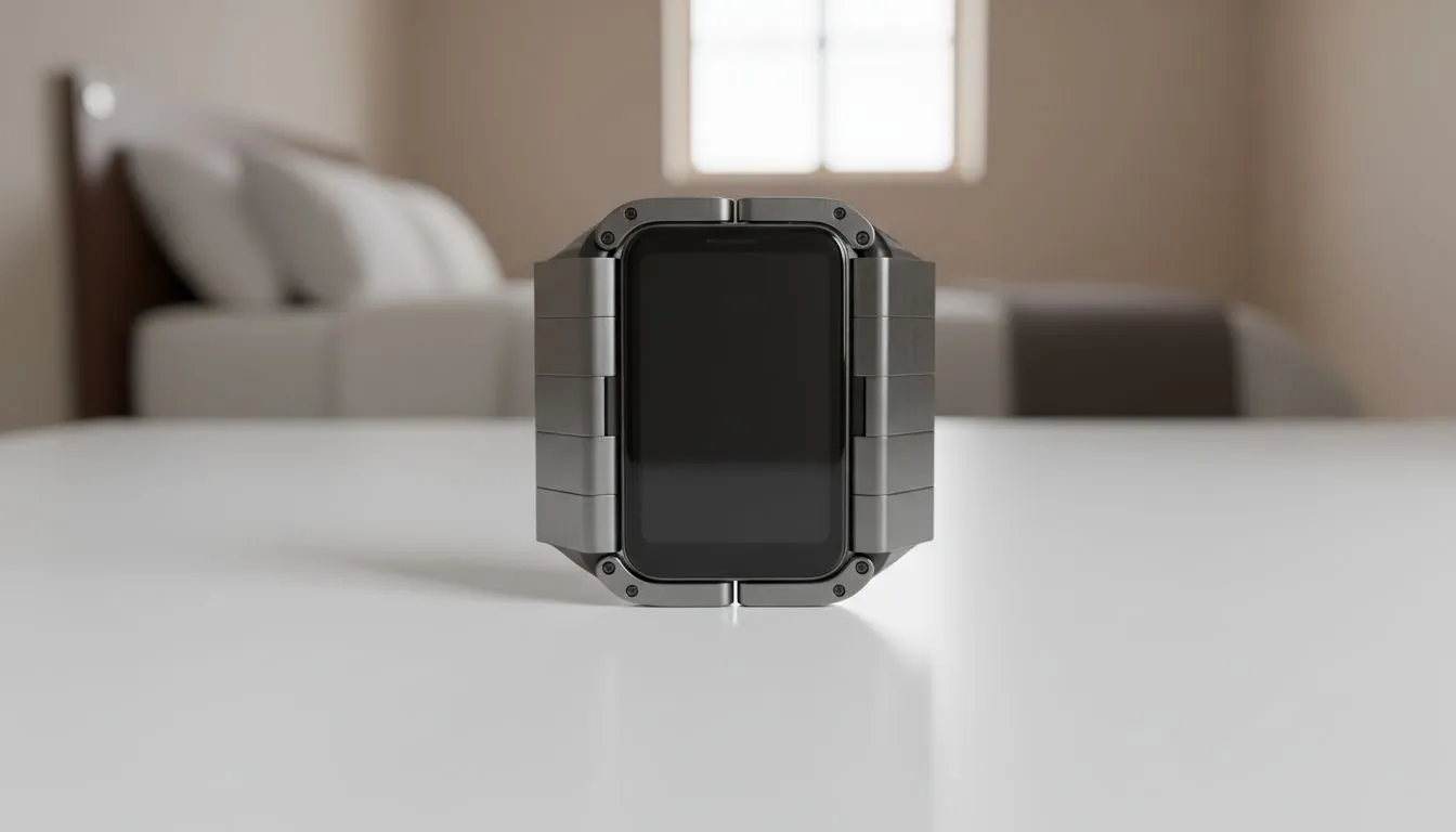 Space-Saving Auto-Folding Watch Arm