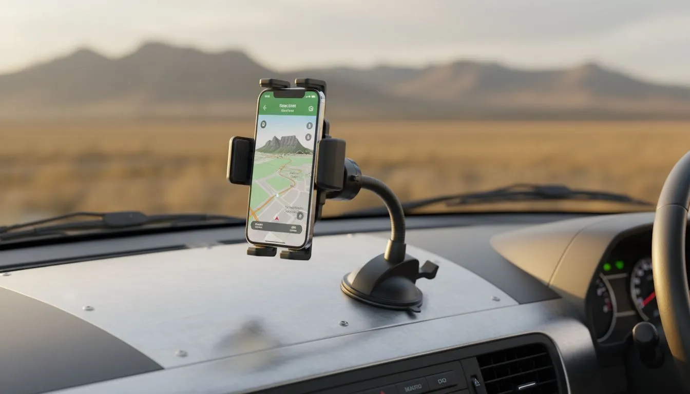 Top phone mount features for SA roads