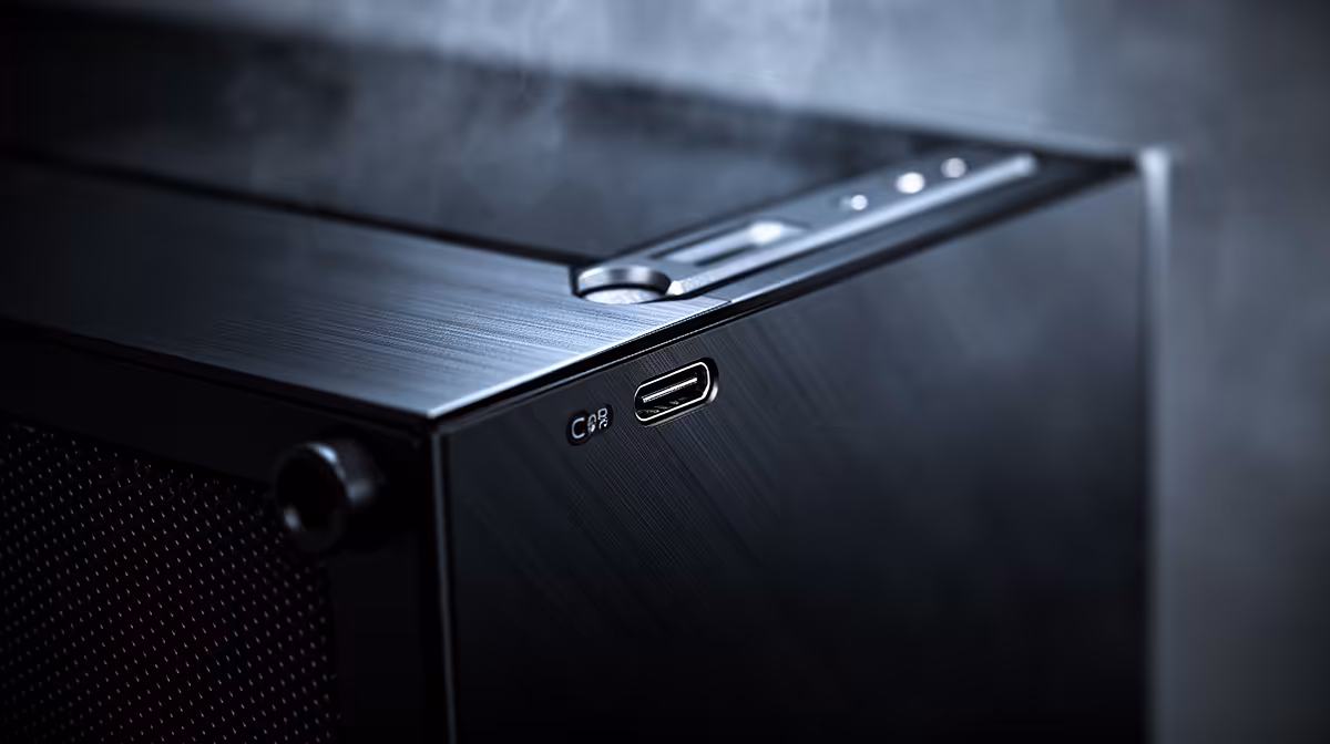 Front USB Type-C and Modern Case Connectivity