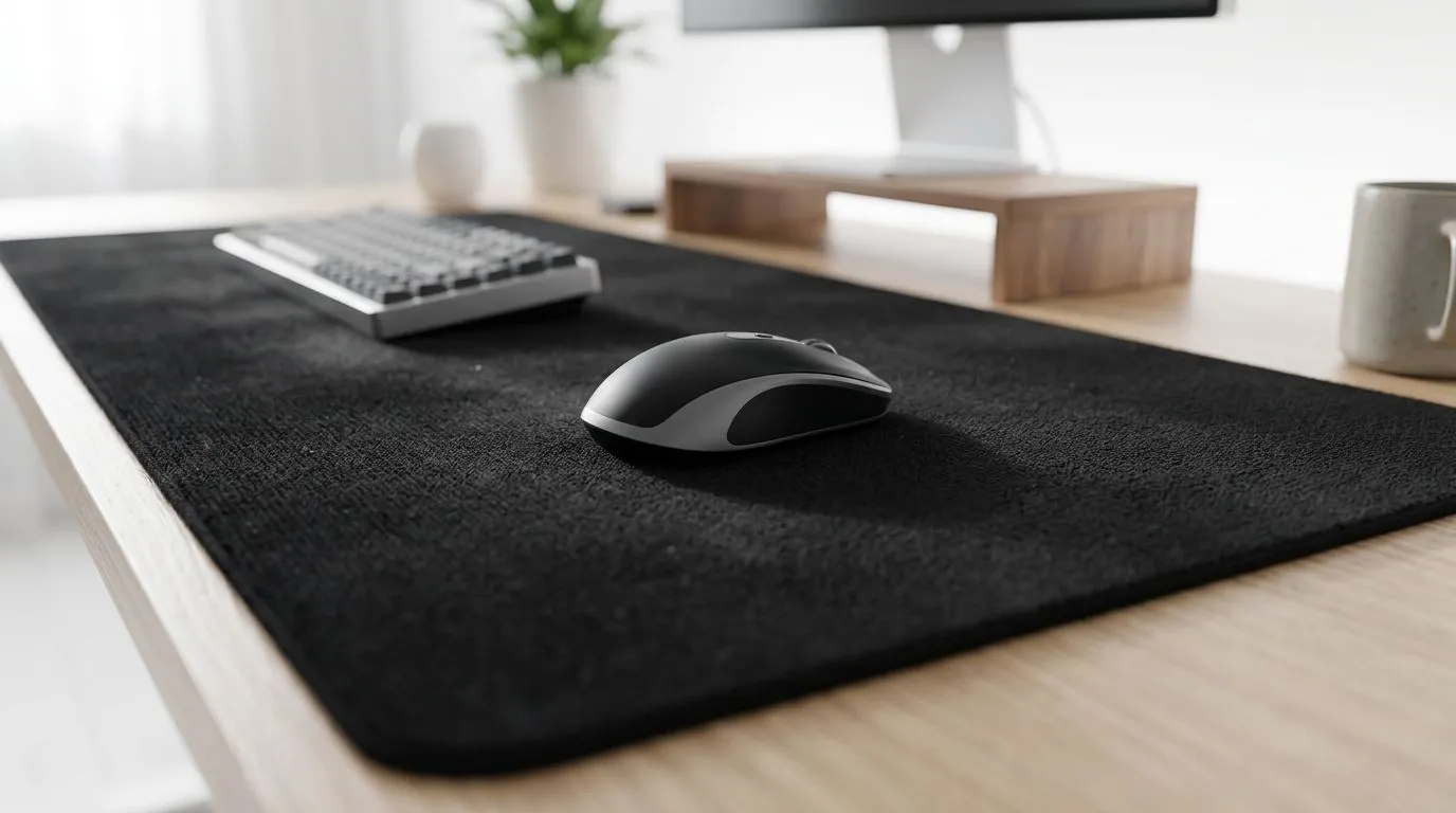 Tracking consistency: microfiber full-desk vs standard