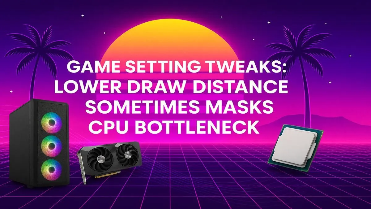 Fix CPU Bottlenecks with Draw Distance Tweaks