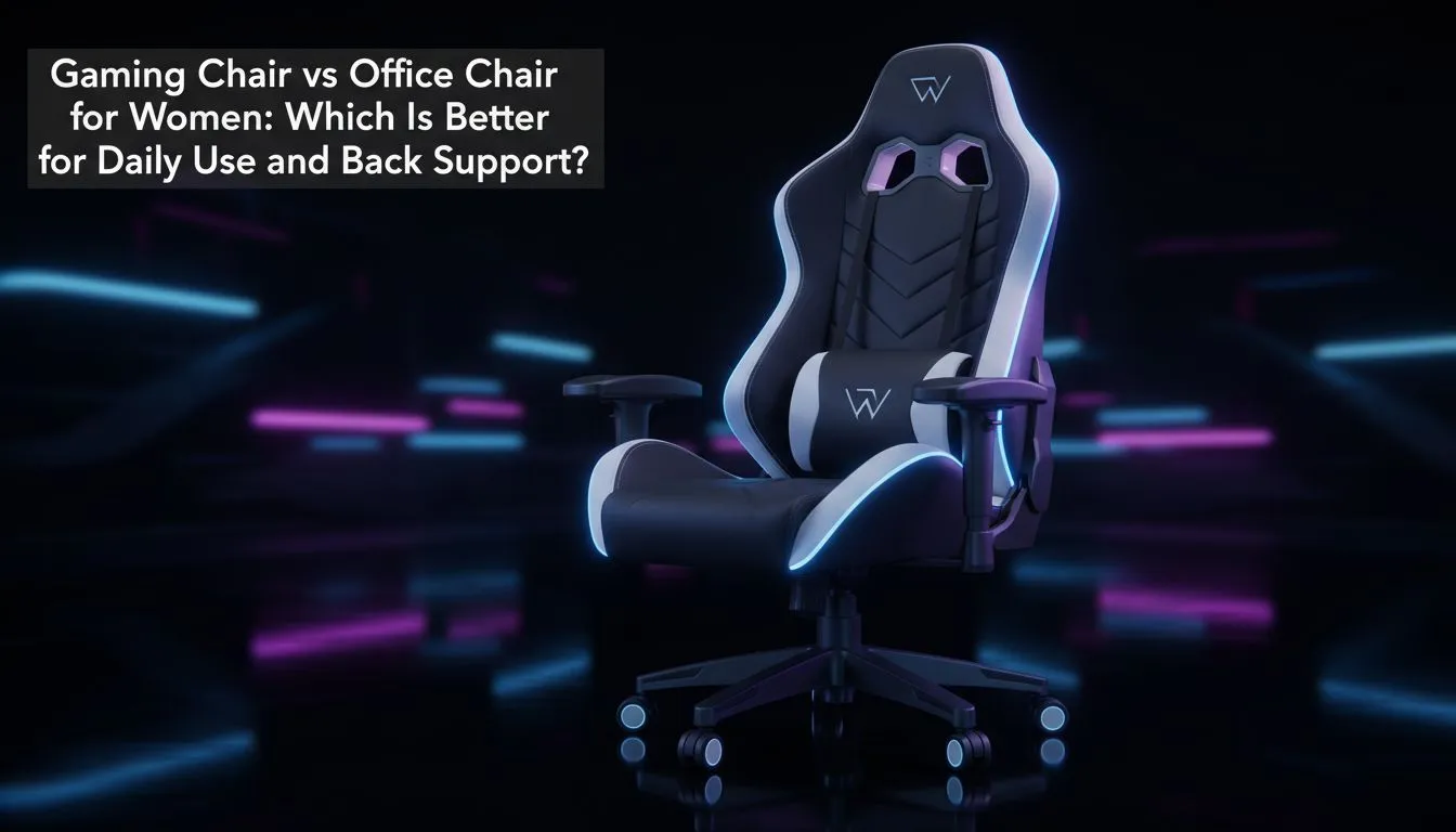 Women: Gaming vs Office Chairs for Back Support