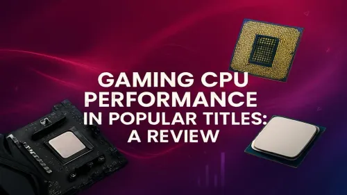 Gaming CPU Performance: Benchmarks in Today's Top Games