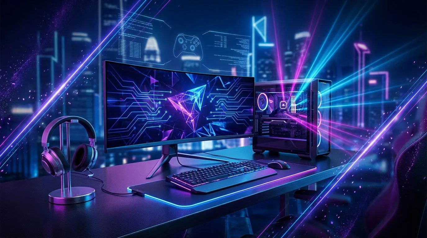 Small Gaming Desk Setup for South African Apartments