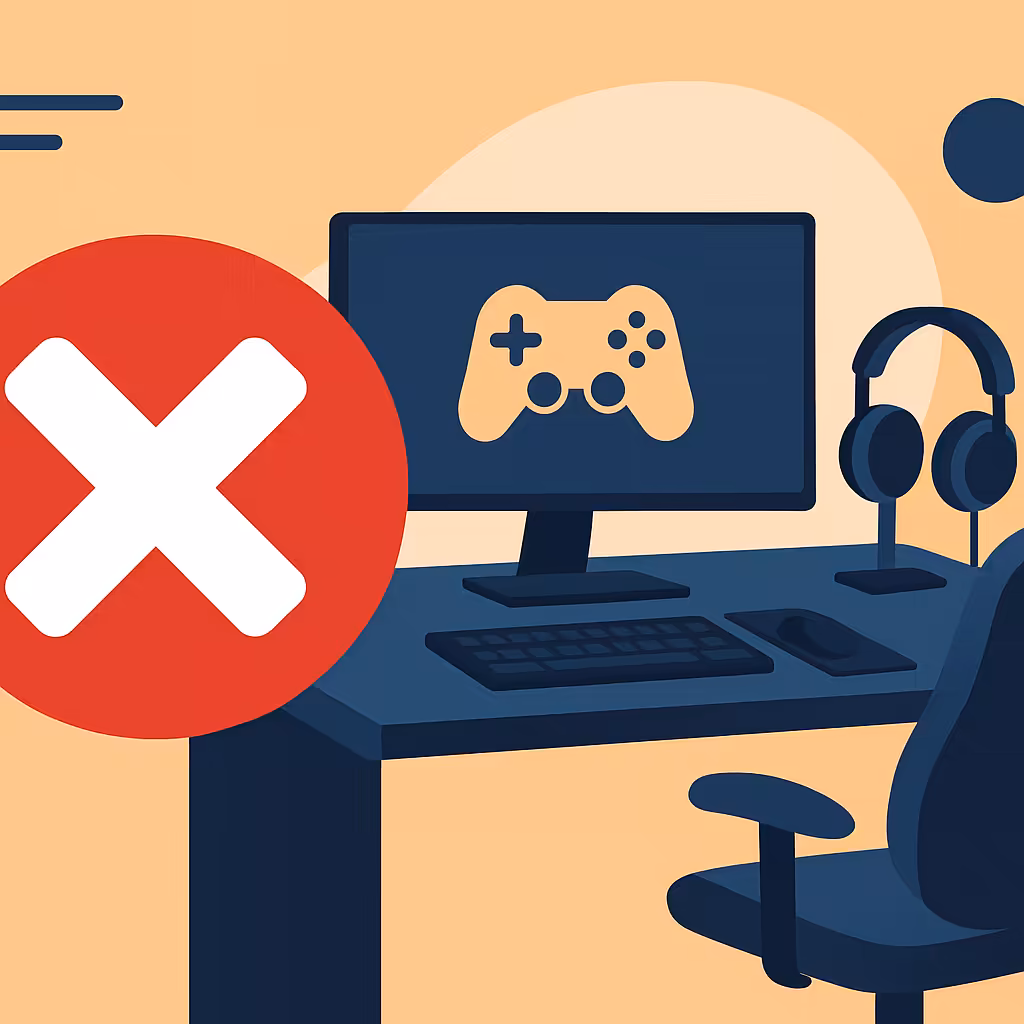 Avoid common gaming desk mistakes