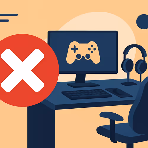 Gaming desk setup mistakes South Africans should avoid