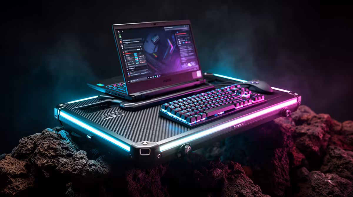 Gaming Desks for portable gaming while buying signals