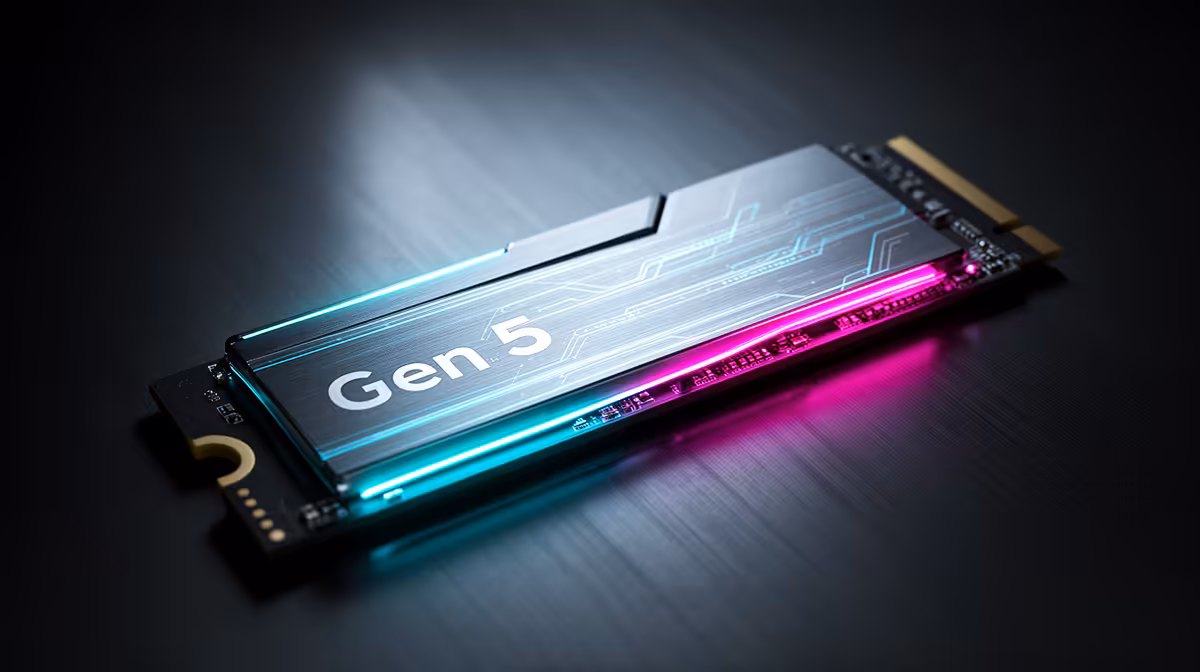 Gen 5 NVMe SSD matrix for competitive esports