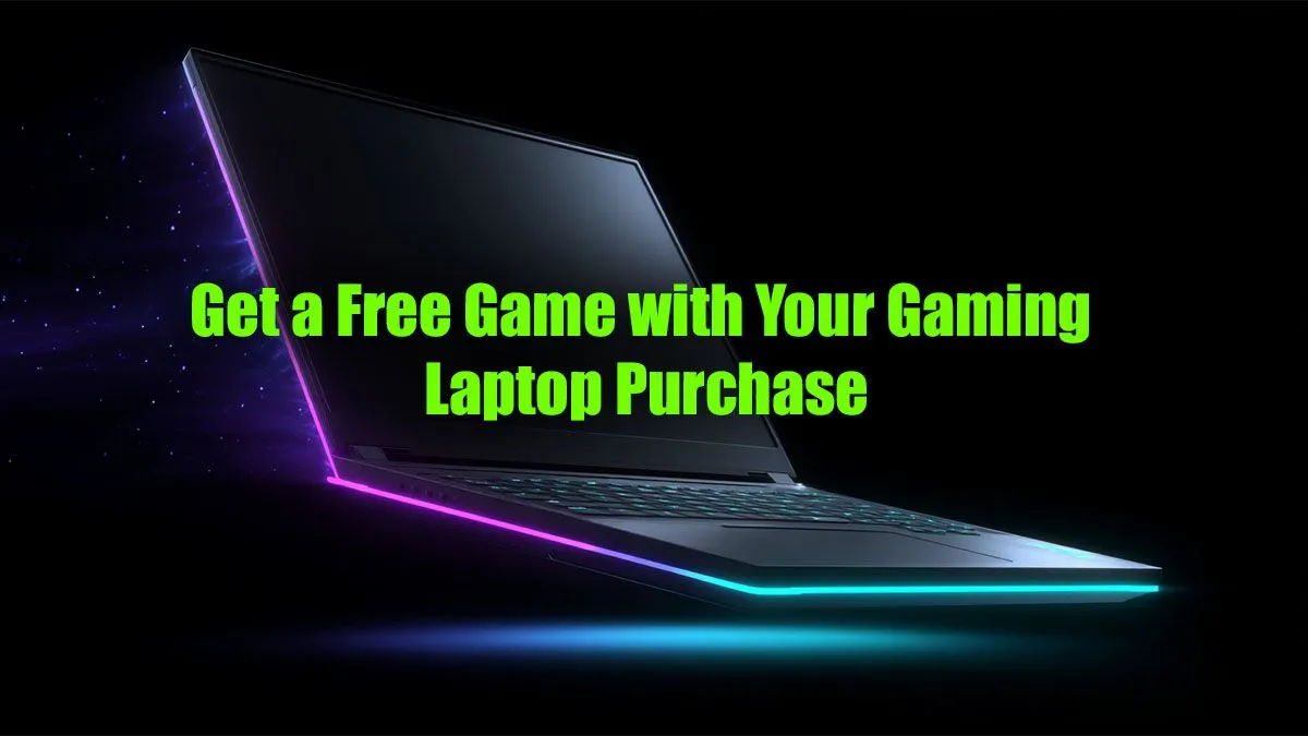 Gaming Laptop + Free Game Deal