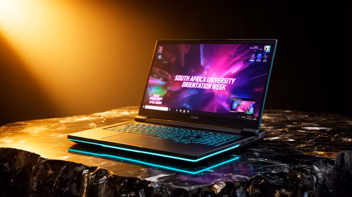 Laptop with a Dedicated GPU Ready for O-Week in SA