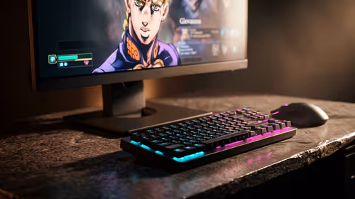 Giorno Giovanna Desk Setup: Style Your Battlestation