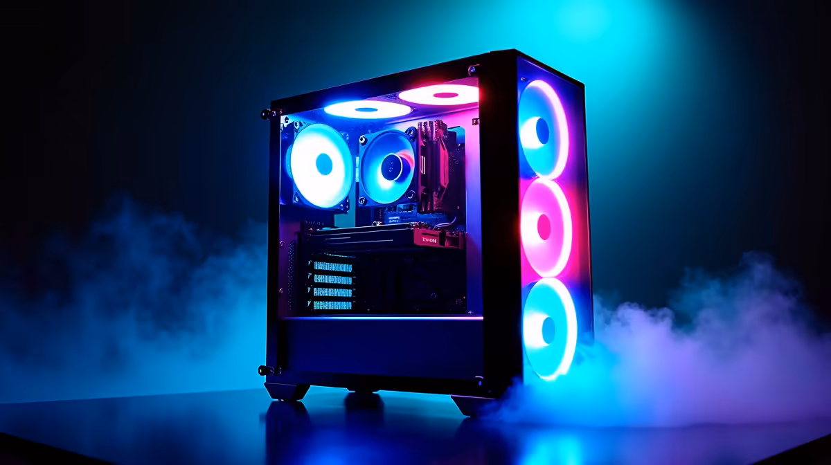 Balancing airflow and looks in glass cases