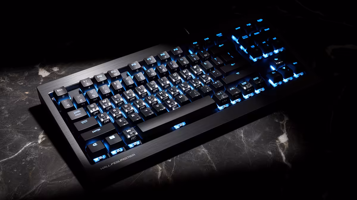 Built for gaming, surprisingly good for typing