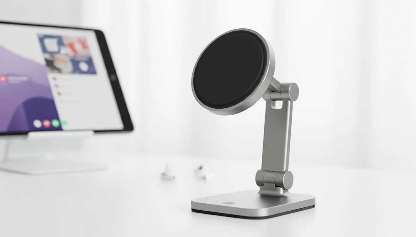 Hands-Free Magnetic Phone Mount Setup