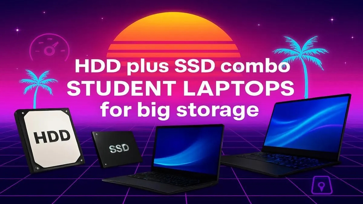 Student Laptops with HDD+SSD Storage