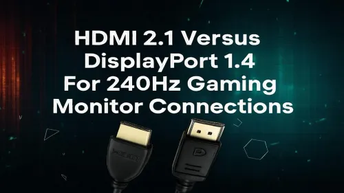 HDMI 2.1 vs DisplayPort 1.4: 240Hz Gaming Connection Showdown