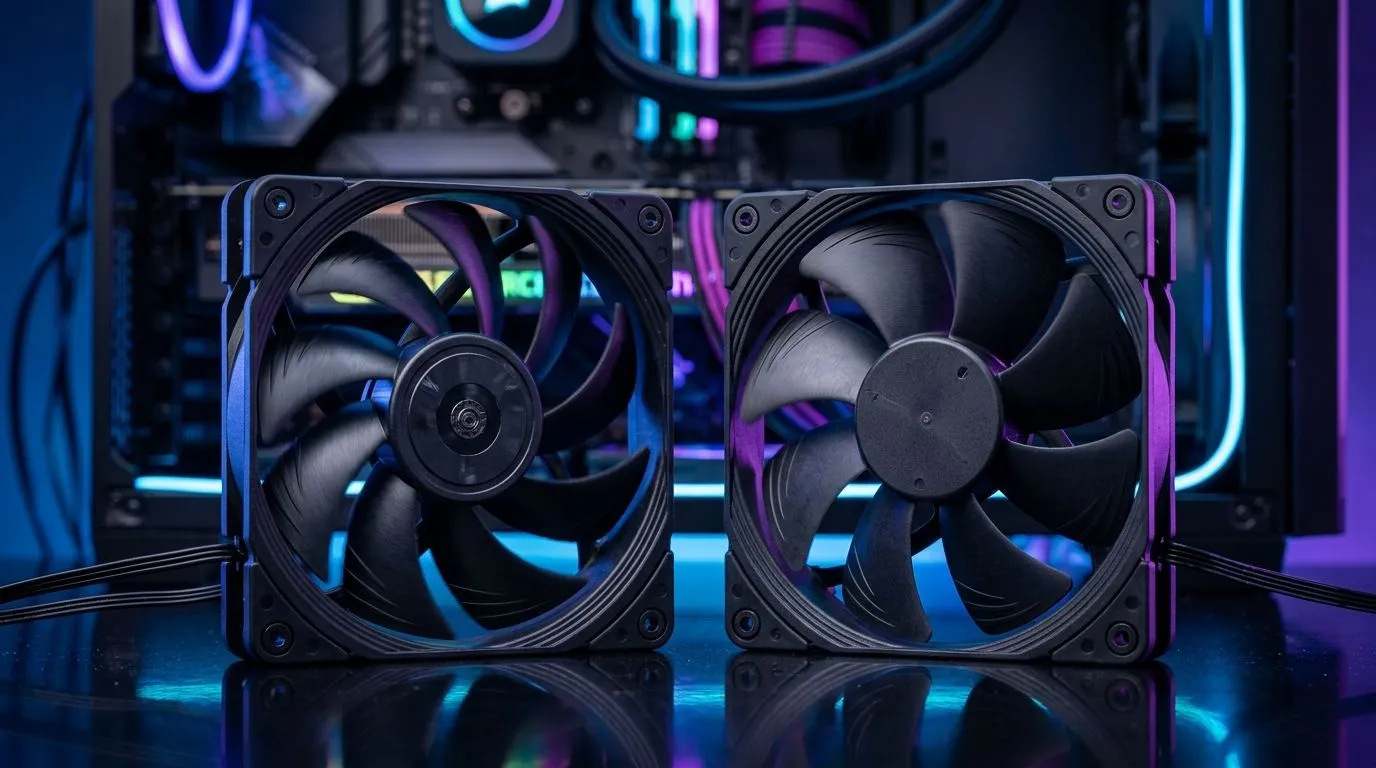 Pick the right fan for your case airflow or fin stacks