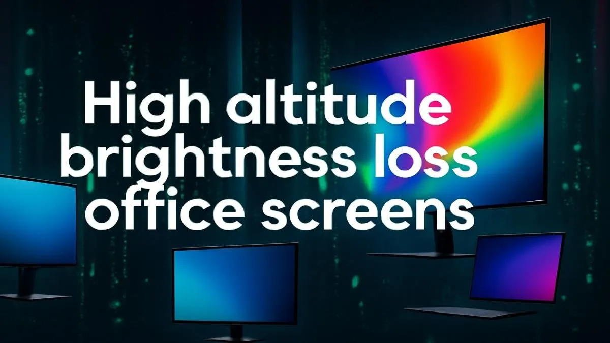 Tackle Screen Dimming at Altitude