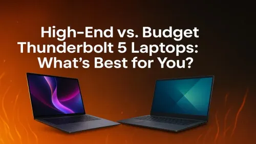 Thunderbolt 5 Laptops Comparison: High-End vs. Budget
