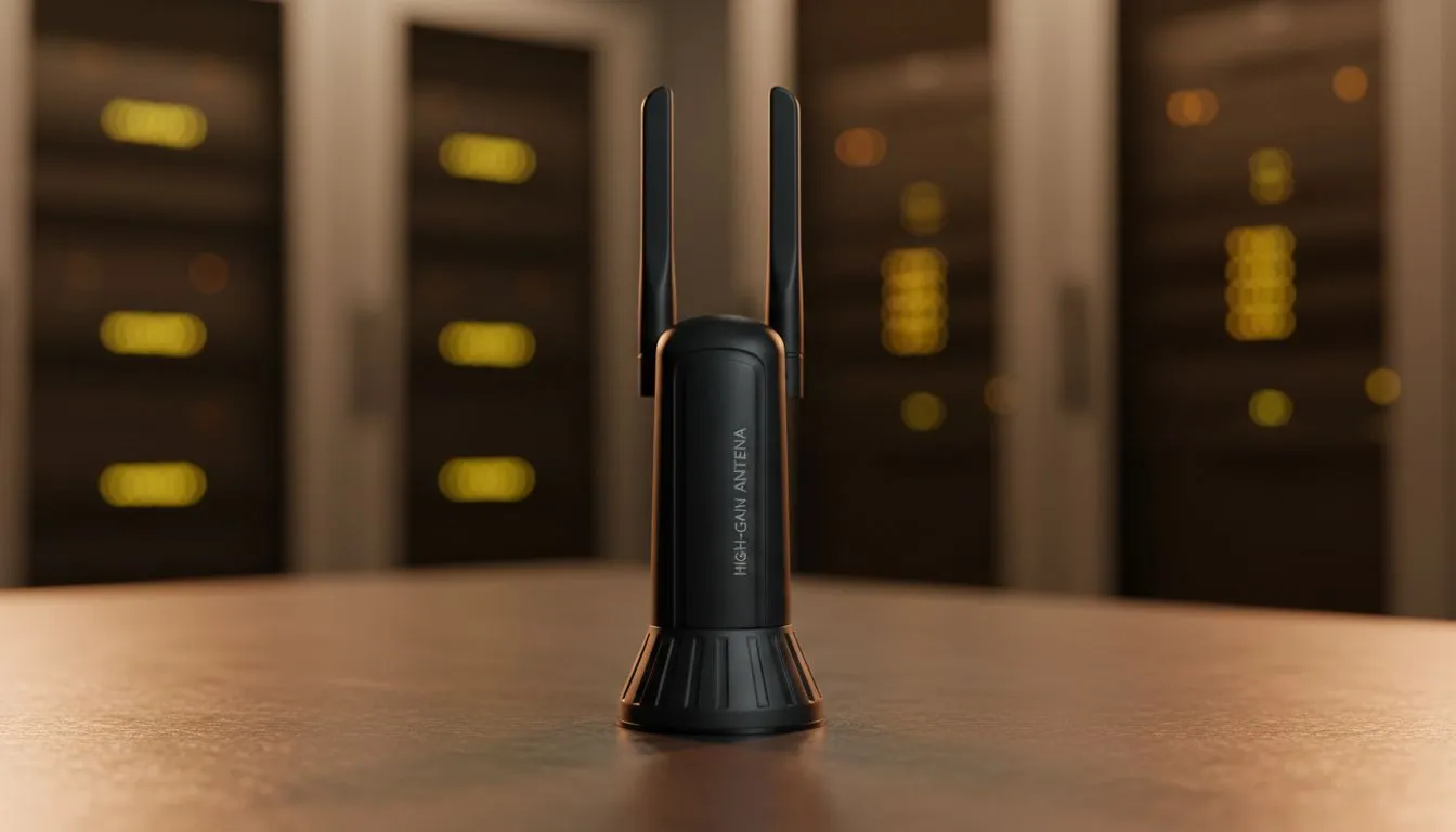 Do high-gain antennas boost wall penetration?