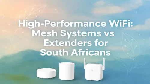 Mesh WiFi or Extender in South Africa – Which Option Works Best?