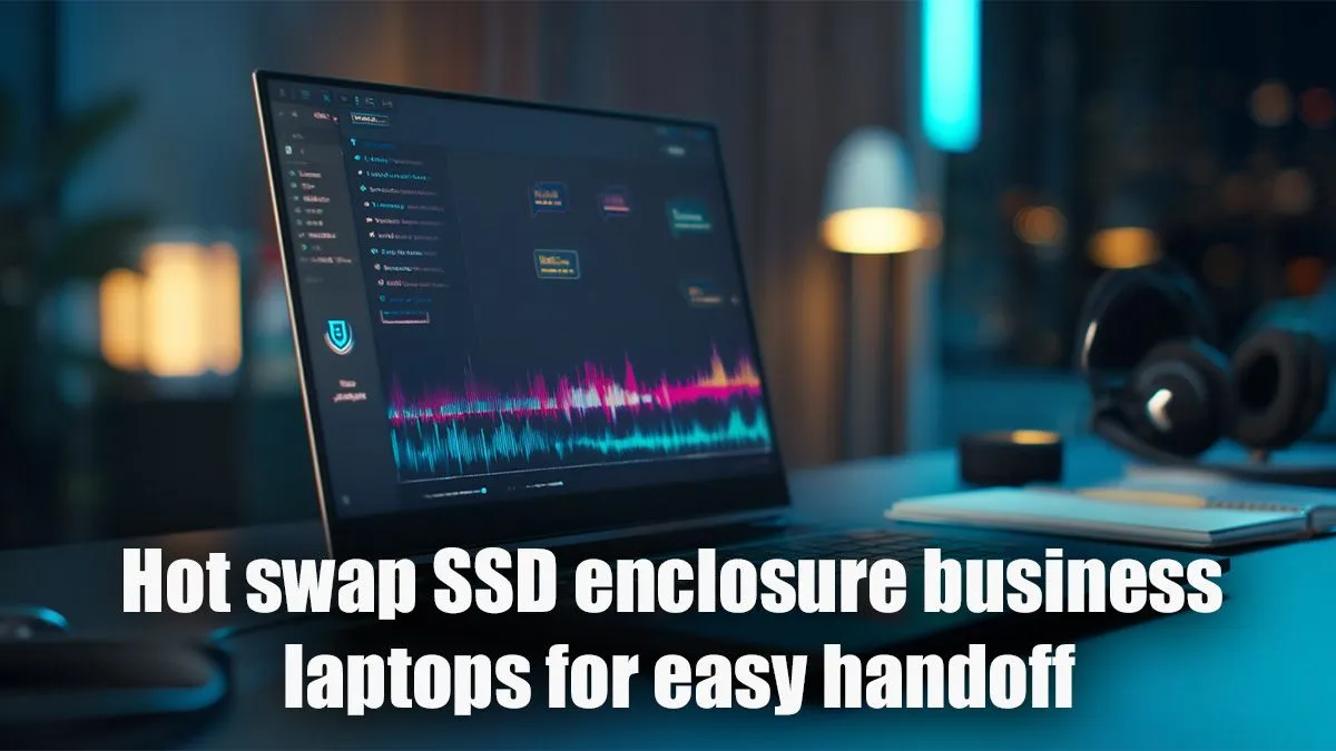 Quick SSD Handoff Enclosure