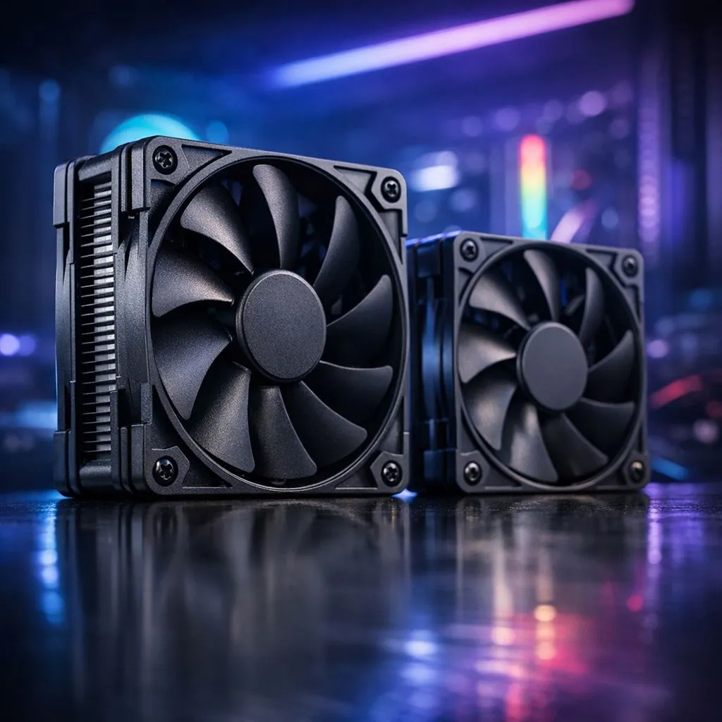 30mm vs 25mm fan comparison