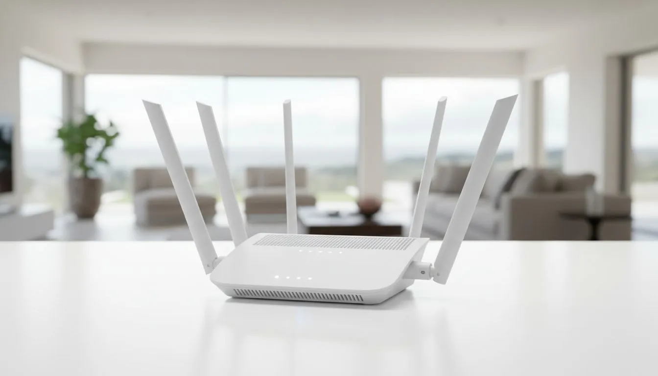 Tri-band router for large homes