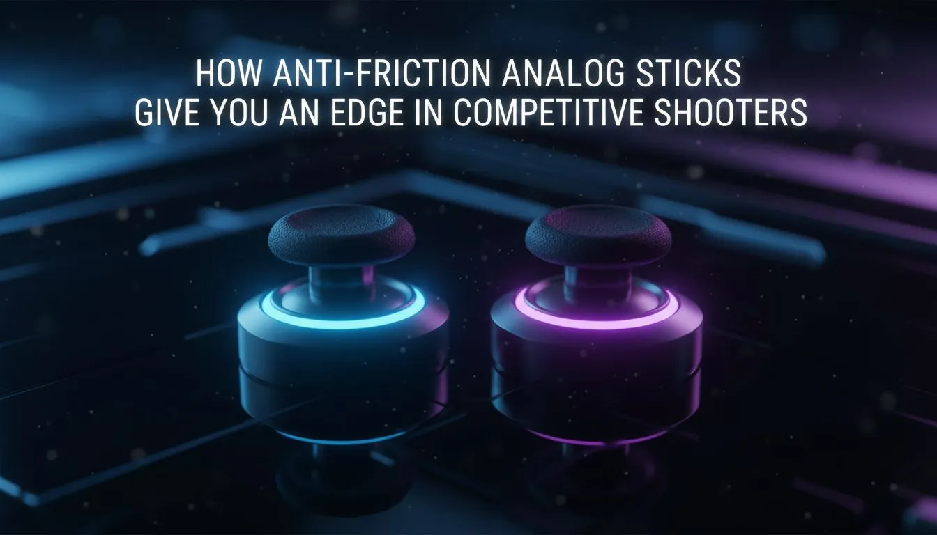 Why anti-friction analog sticks boost your aim