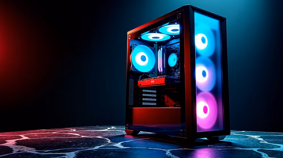 How Bottom Intake Fan Orientation Works in Vertical PC