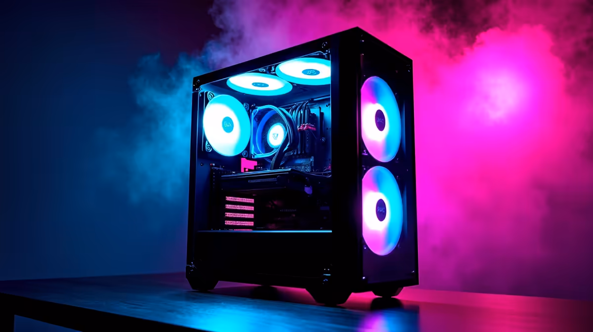 How Can Reverse Fans Improve the Look of a Glass-Side Gaming