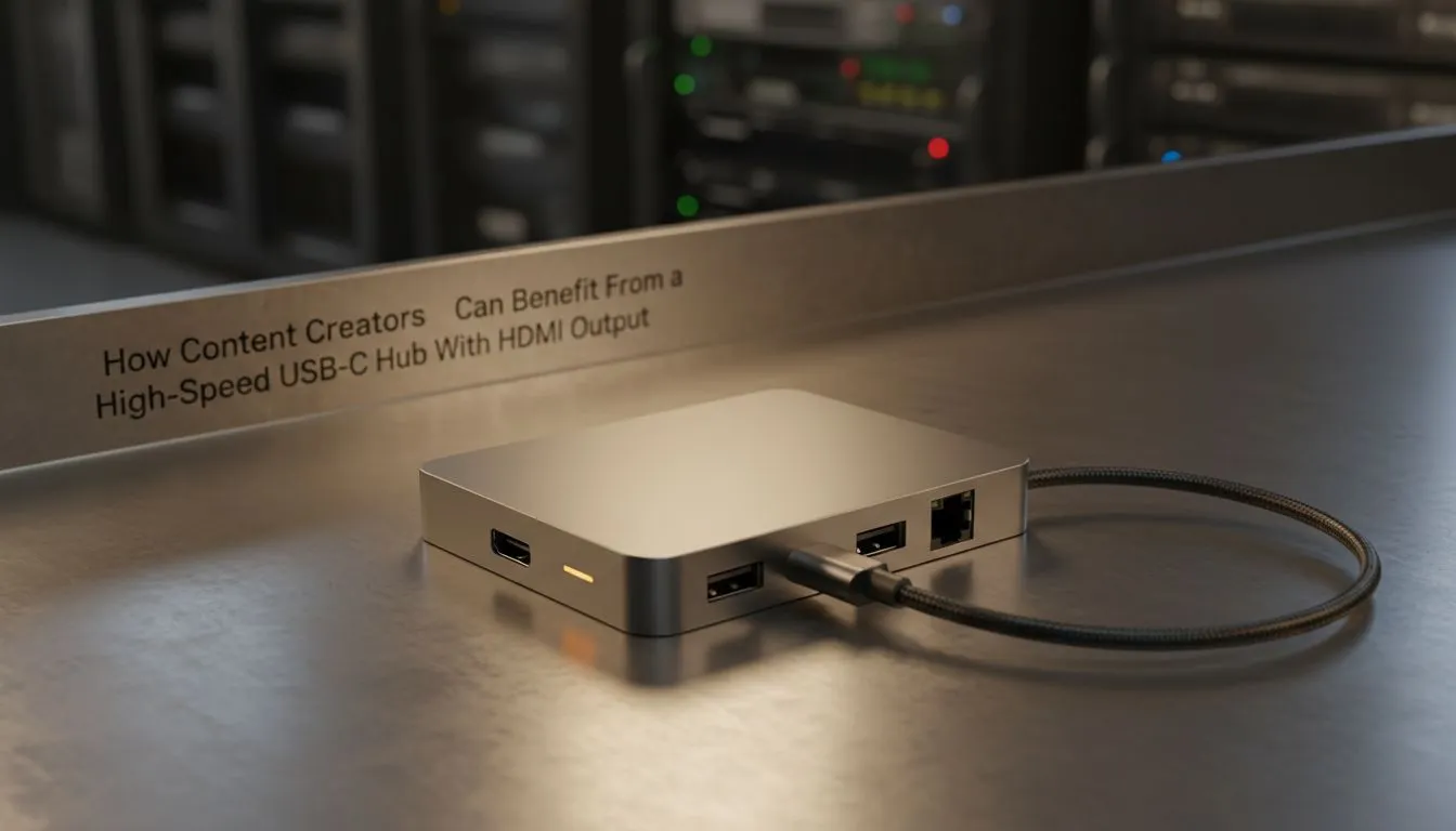 High-speed USB-C Hubs with HDMI for Creators
