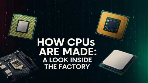 How CPUs Are Made: From Sand to Silicon in the Factory
