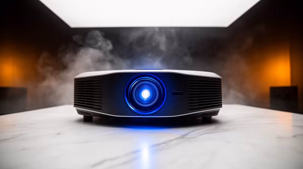 fix a blurry projector image using: brightness and placement