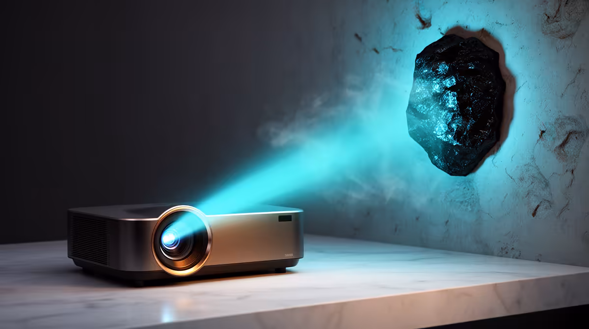 fix distorted projector images on: brightness and placement