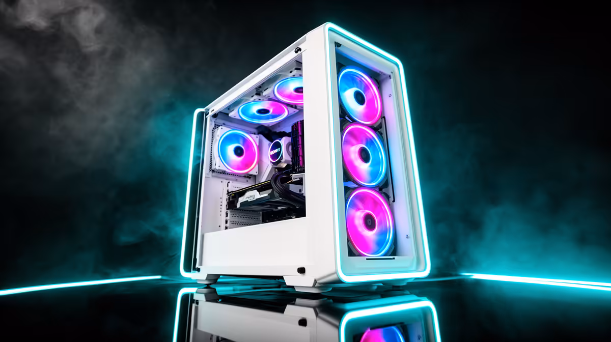 How Do Pre-Installed ARGB Fans Make a White Gaming PC