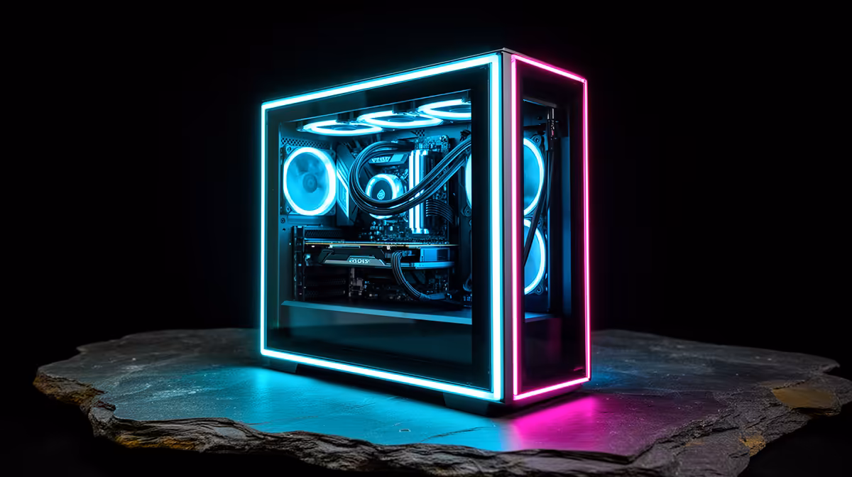 You Keep a Dual-Glass Gaming PC Case Looking Clean and Dust