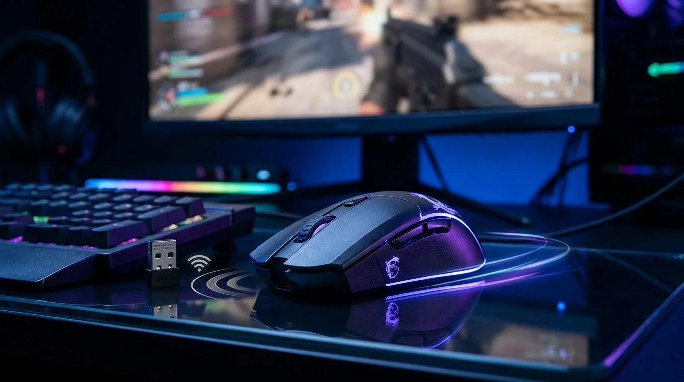 Which wireless link feels faster in competitive play?