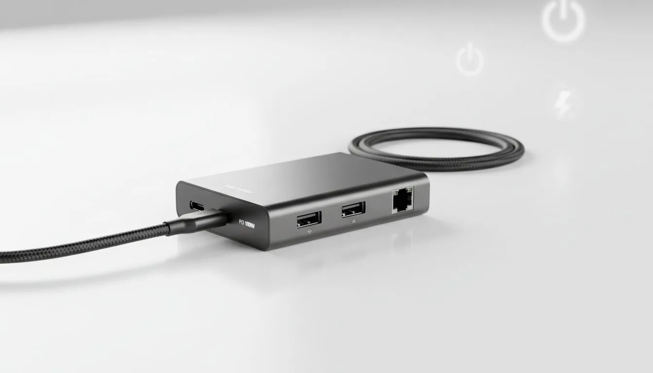 Manage battery with fast charging usb-c hubs