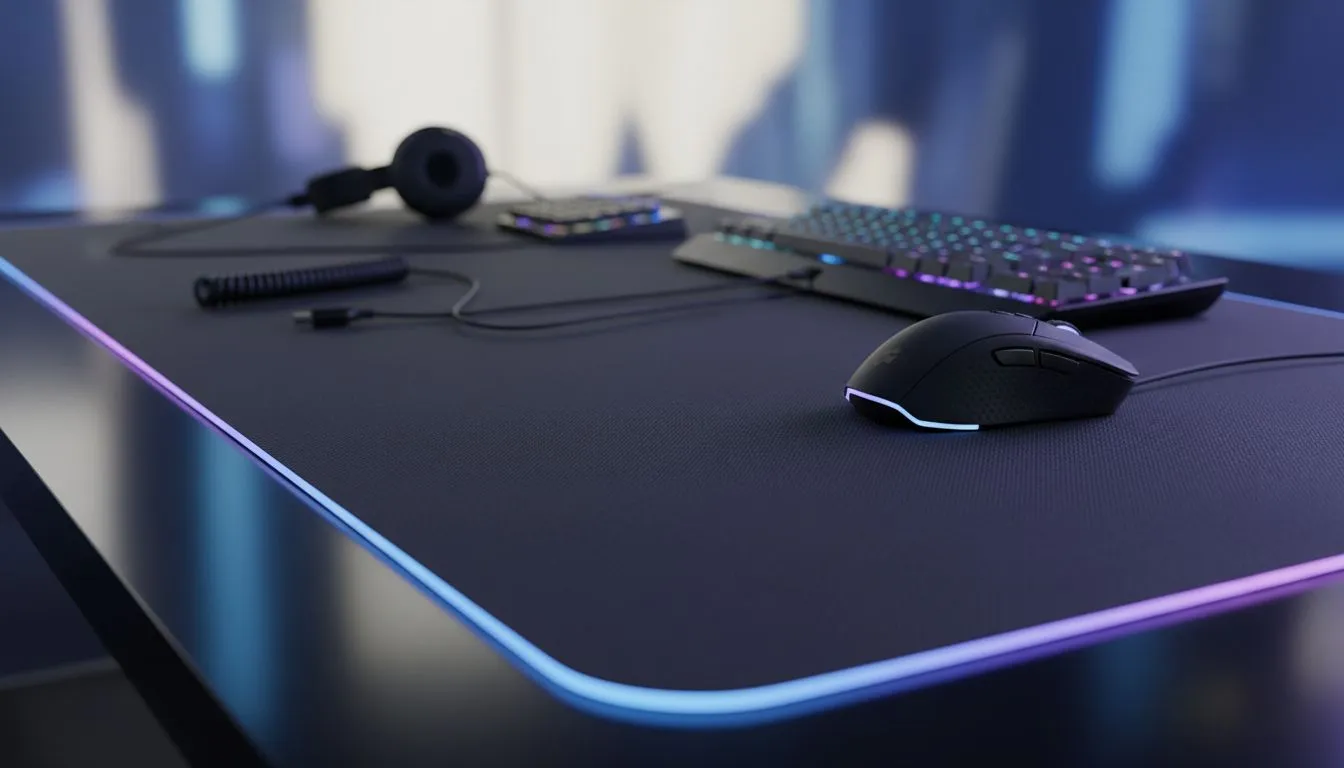 Stop cable snags with full desk mousepad