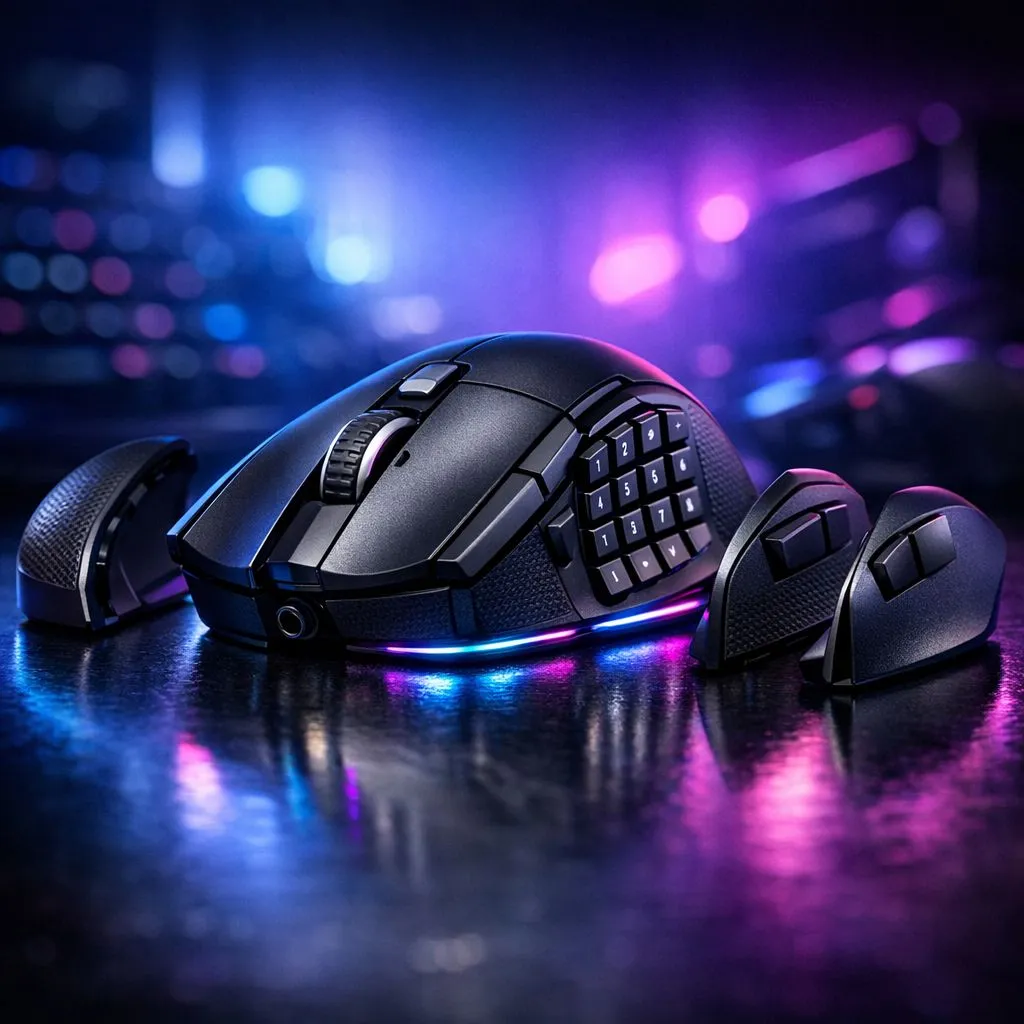 Custom side panels for modular mouse