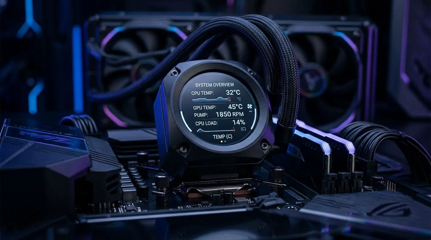 Connect LCD temps to your monitoring tools
