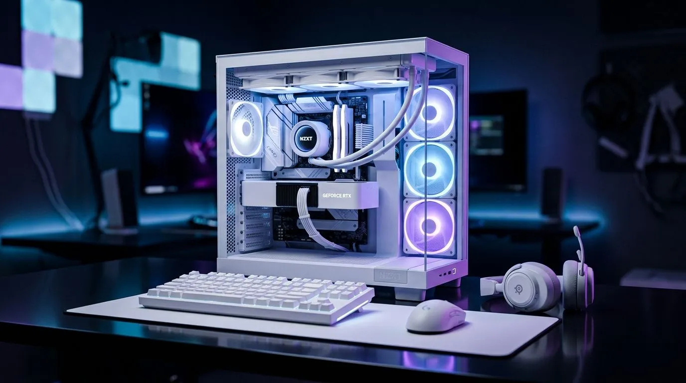 Pricing breakdown for a clean all-white build